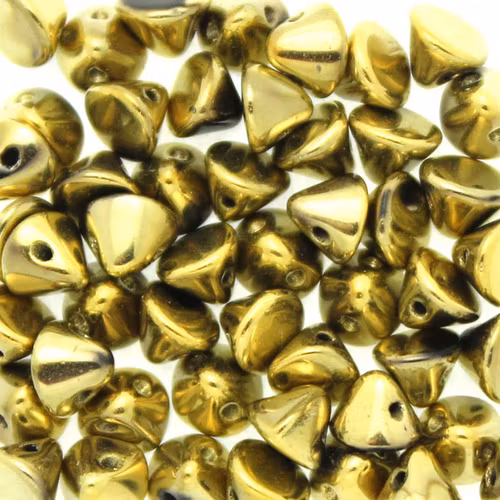 Jet Amber Full Button Bead 50st