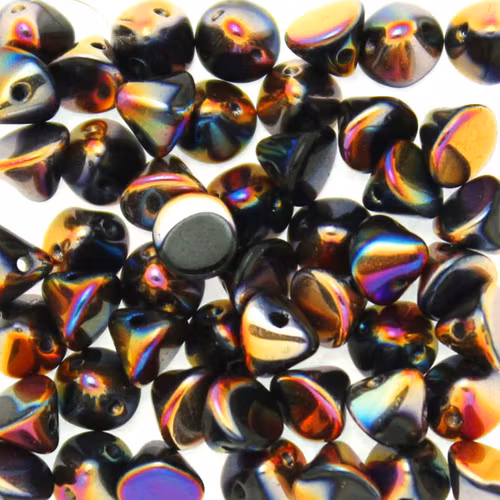Jet Full Sliperit Button Bead 50st