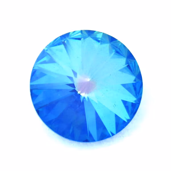 Ultra Blue AB Swarovski 12 mm Rivoli 1122 1st