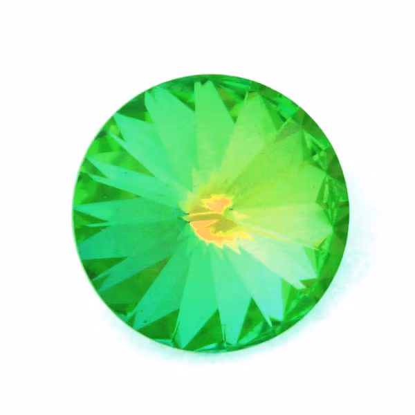 Ultra Lime AB Swarovski 12 mm Rivoli 1122 1st