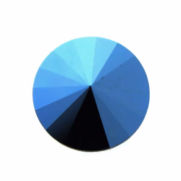 Crystal Metallic Blue Swarovski 14 mm Rivoli 1122 1st