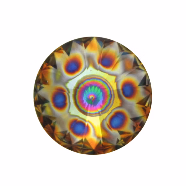 Peacock Eye Swarovski 14 mm Rivoli 1122 1st