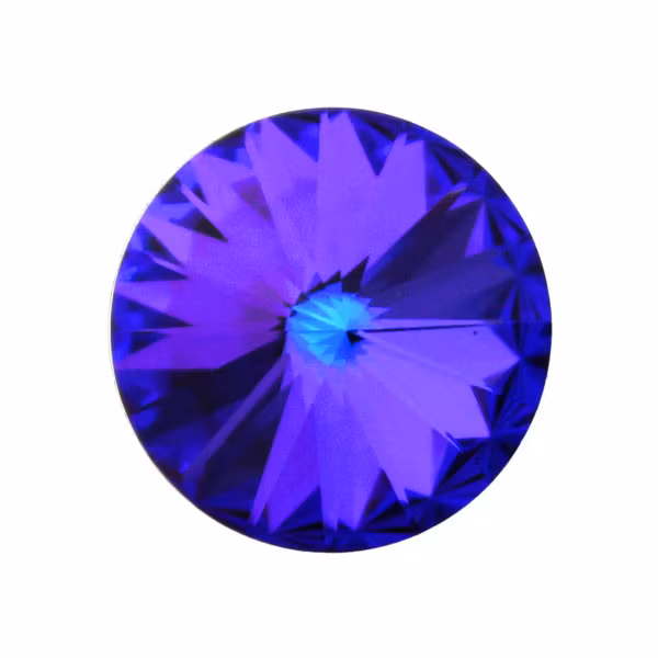 Crystal Heliotrope Swarovski 16 mm Rivoli 1122 1st