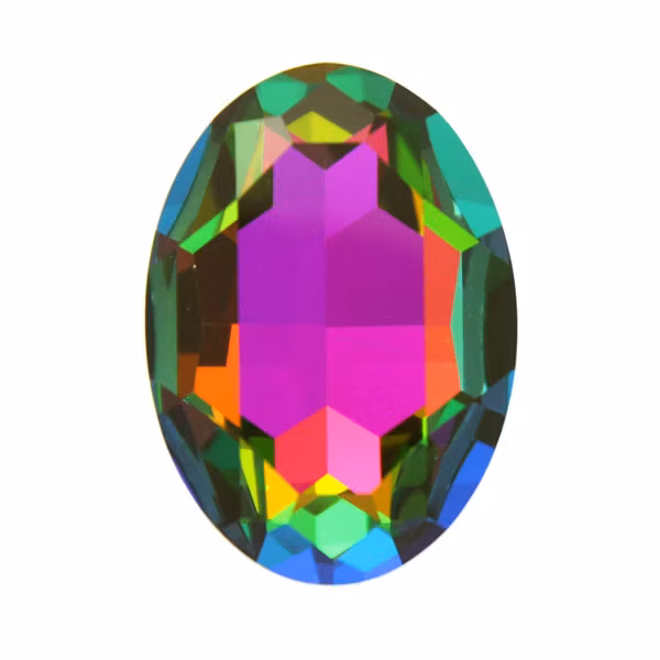 Crystal Vitrail Medium Swarovski 30x22 mm Oval Fancy Stone 4127 1st