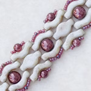 Lavinia Armband PDF 1pkt Bridge/Navette Beads