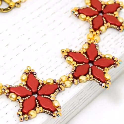 A Star Is Born Halsband PDF 1pkt Navette Beads