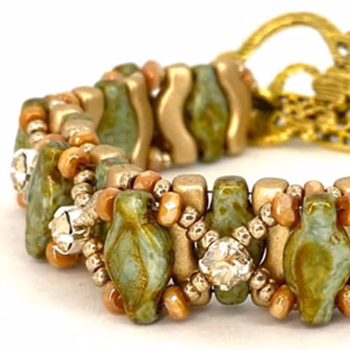 Bridget Armband PDF 1pkt Bridge/Navette Beads