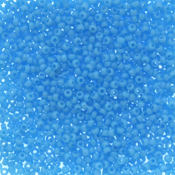 Opaque Turquoise Blue 15-0413 Miyuki Seedbeads 15/0 5g