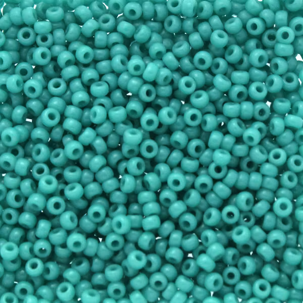 Opaque Turquoise Green 11-0412 Miyuki Seedbeads 11/0 10g