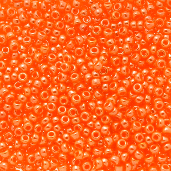 Opaque Light Orange Luster 11-0423 Miyuki Seedbeads 11/0 10g