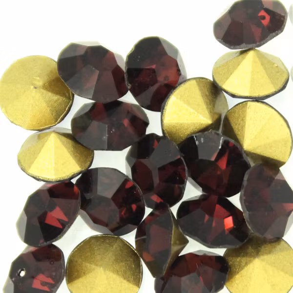 Wine Kinesisk Chaton 6mm ss28 20st
