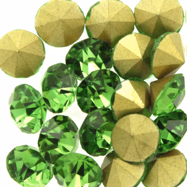 Light Green Kinesisk Chaton 6mm ss28 20st