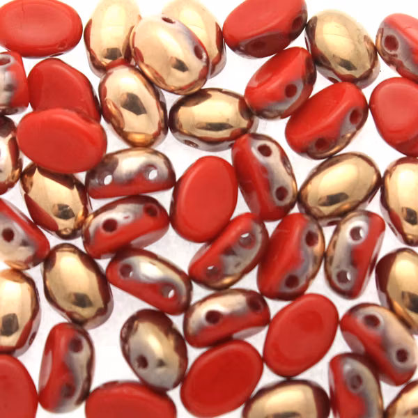 Opaque Red Capri Gold Samos 5g