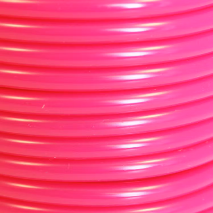 Rosa Smyckesslang 4mm Rund 1m