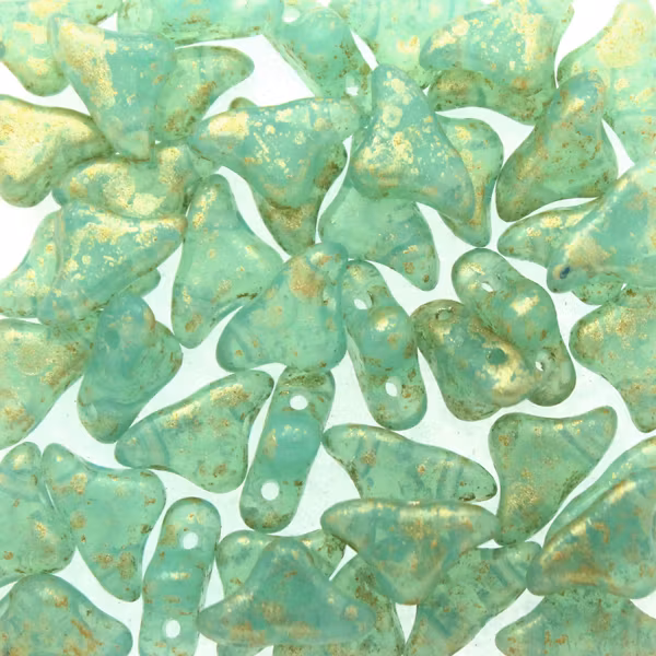 Green Aqua Opal Gold Splash Helios 5g