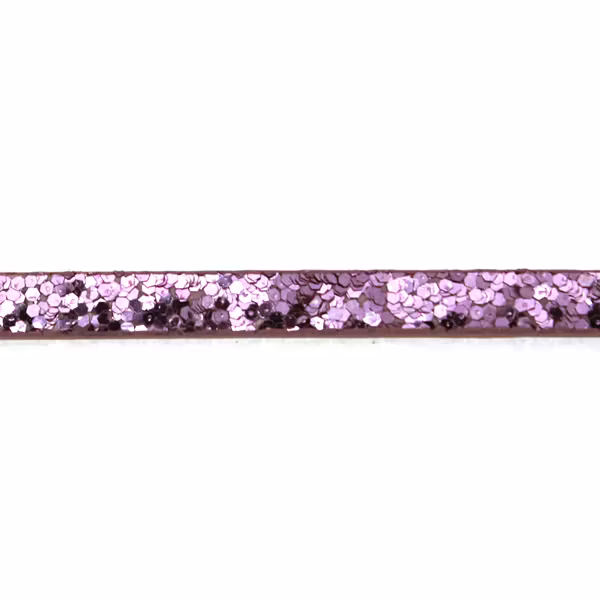 Orchid Glitter Imitationsläder 5mm Platt 20cm