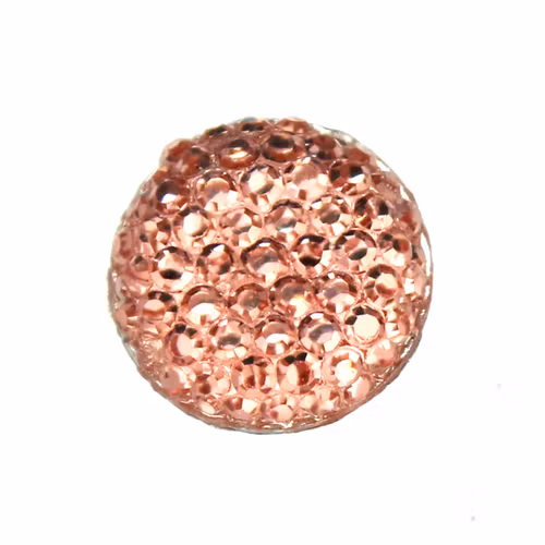 Peach Strass Resincabochon 12mm 1st
