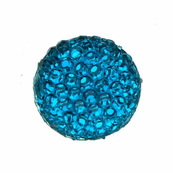 Capri Blue Strass Resincabochon 12mm 1st