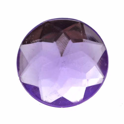 Violet Facetterad Acrylcabochon 25mm 1st