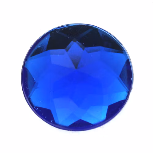 Cobalt Facetterad Acrylcabochon 25mm 1st