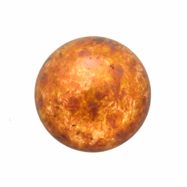 Crystal Copper Spotted Cabochon Par Puca 18mm 1st