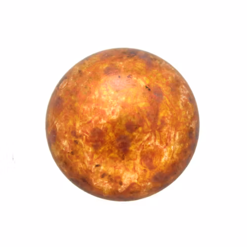 Crystal Copper Spotted Cabochon Par Puca 18mm 1st