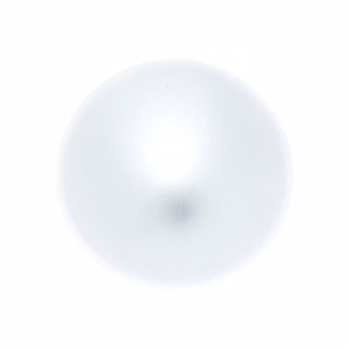 White Pearl Cabochon Par Puca 25mm 1st