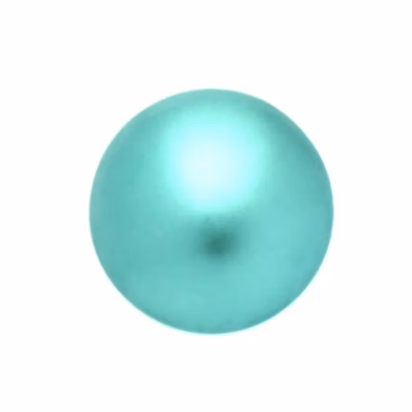 Green Turquoise Pearl Cabochon Par Puca 14mm 1st