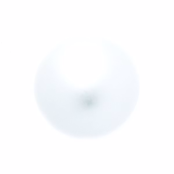 White Pearl Cabochon Par Puca 14mm 1st