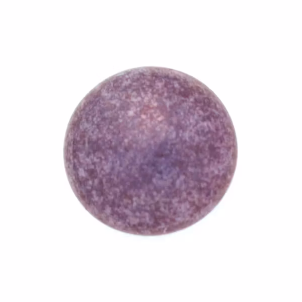 Opaque White Lila Vega Luster Cabochon Par Puca 14mm 1st