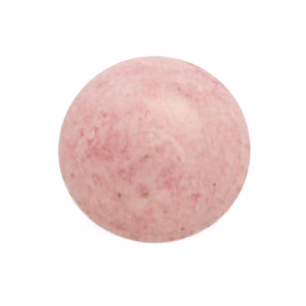 Opaque White Lila Luster Cabochon Par Puca 18mm 1st