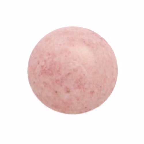 Opaque White Lila Luster Cabochon Par Puca 18mm 1st