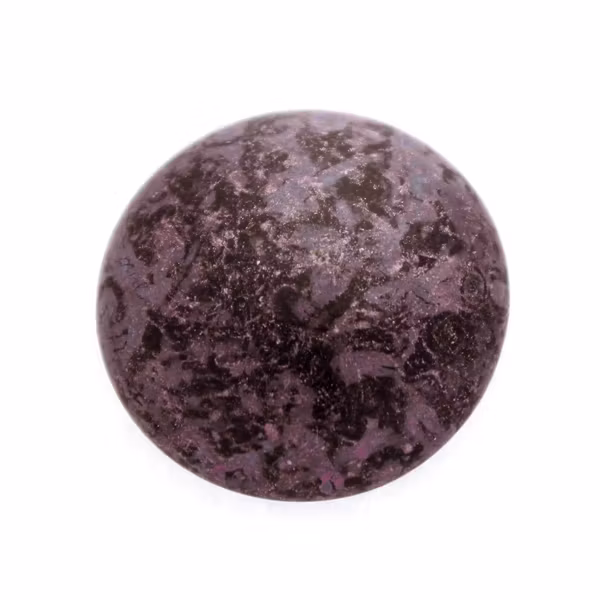 Metallic Mat Violet Spotted Cabochon Par Puca 25mm 1st