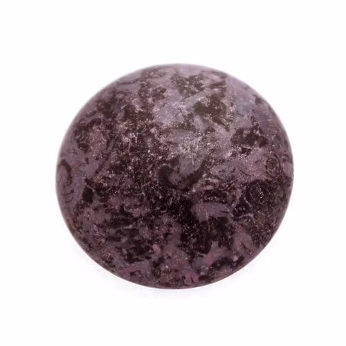 Metallic Mat Violet Spotted Cabochon Par Puca 25mm 1st