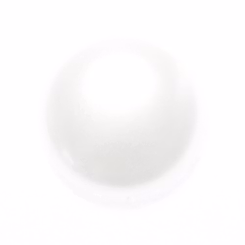 White Pearl Cabochon Par Puca 18mm 1st