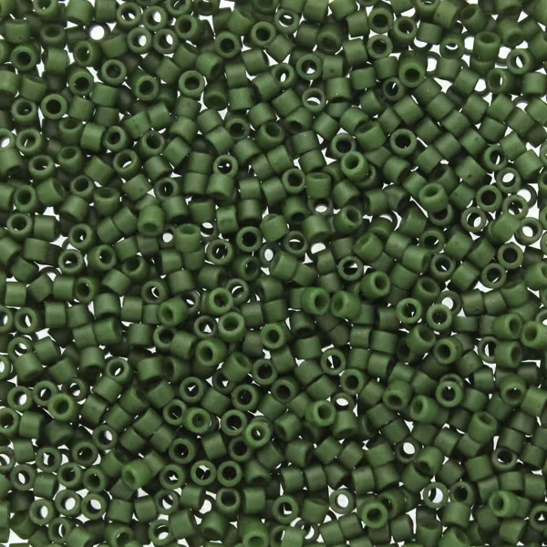 Dyed Semi-matte Opaque Olive DB-0797 Delica 11/0 5g