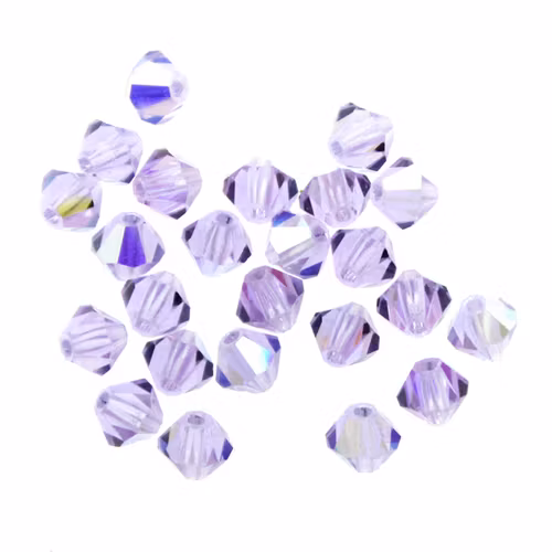 Violet AB Preciosa Bicone 4mm 24st