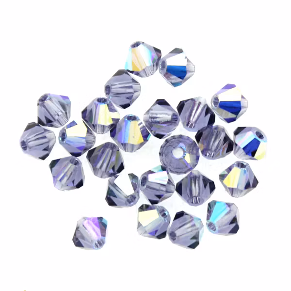 Tanzanite AB Preciosa Bicone 4mm 24st