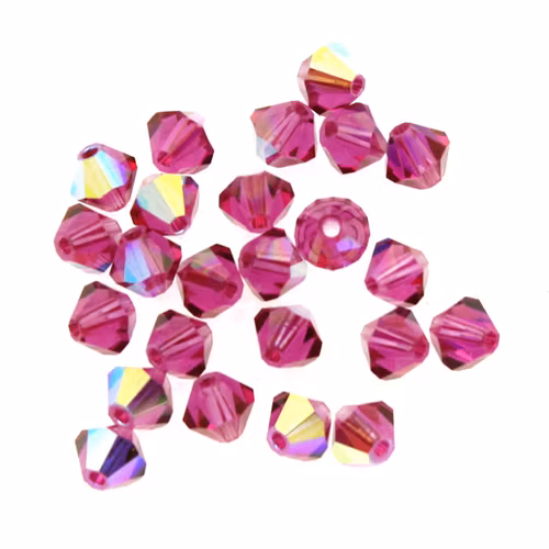 Fuchsia AB Preciosa Bicone 4mm 24st
