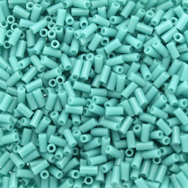 Opaque Turquoise Green BGL1-0412 Miyuki Bugle Beads 3mm 10g