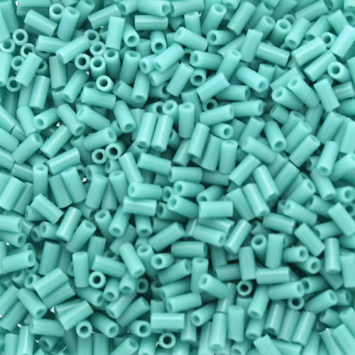 Opaque Turquoise Green BGL1-0412 Miyuki Bugle Beads 3mm 10g