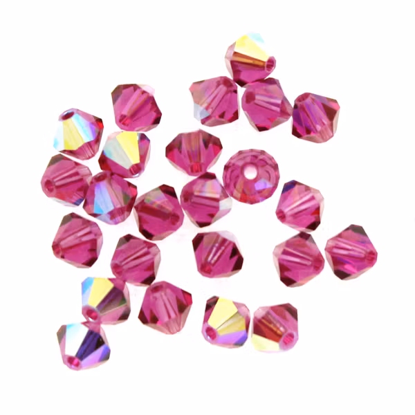 Fuchsia AB Preciosa Bicone 4mm 144st