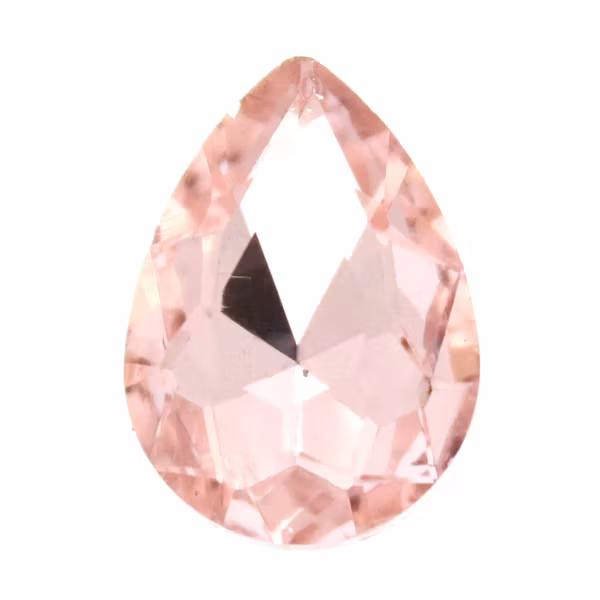 Pink Kinesisk Strass Droppe 18x13mm 2st