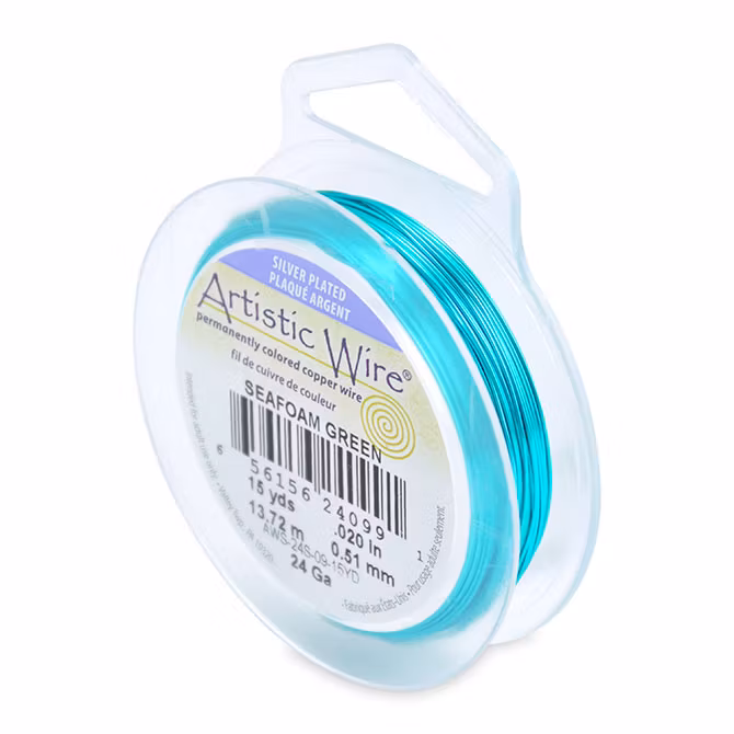 Seafoam Green SP Artistic Wire 24 Gauge/0,51mm 15yd/13,7m