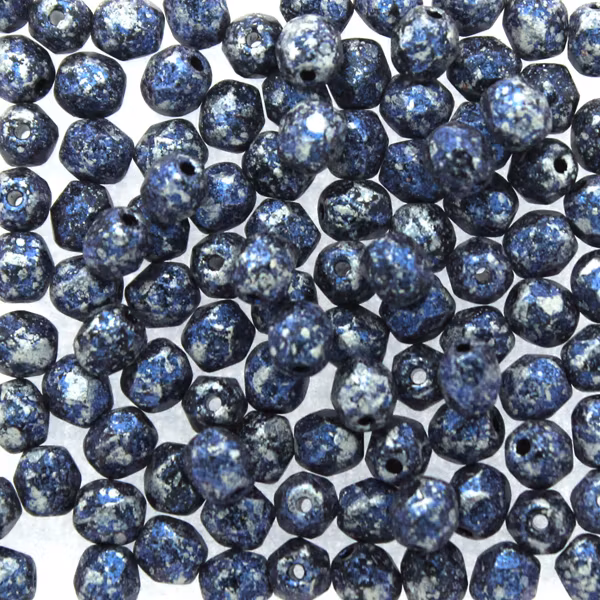 Tweedy Blue Fire Polish 3mm 100st