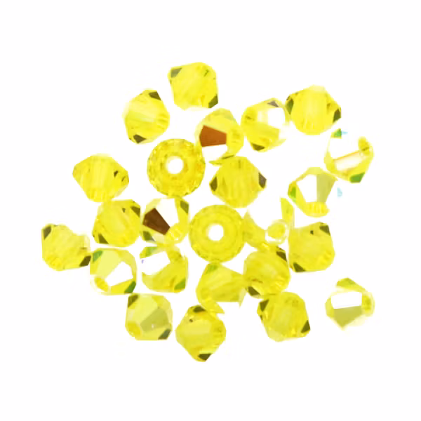 Citrine AB Preciosa Bicone 3mm 144st