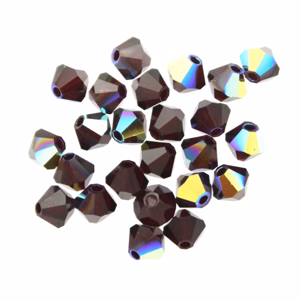 Garnet AB Preciosa Bicone 4mm 24st