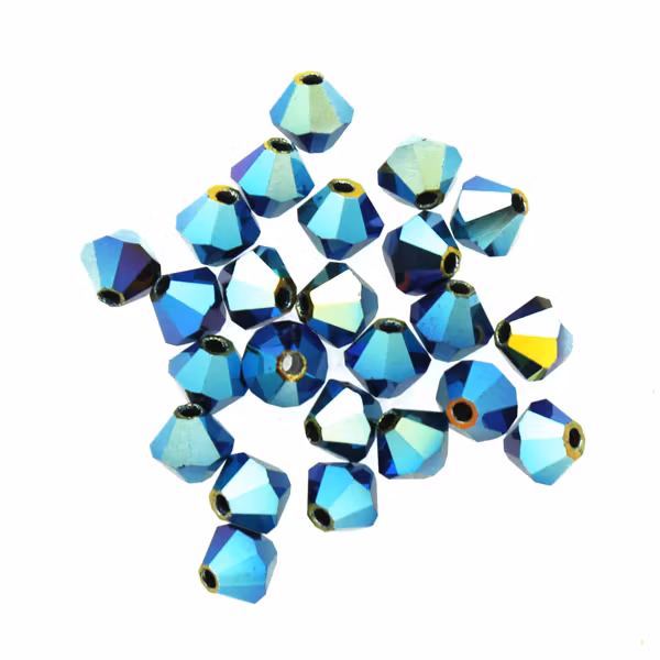 Jet AB 2x Preciosa Bicone 4mm 144st