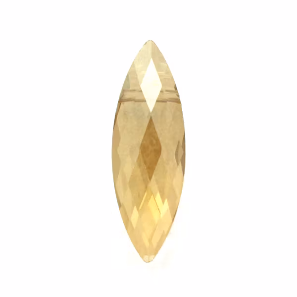 Gold Shade Facetterad Navette 22x7mm 1st