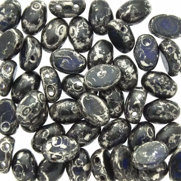 Opaque Blue Patina Silver Samos 5g
